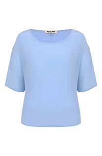 Топ из шелка и льна Max and Moi