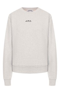 Хлопковый свитшот A.P.C. x ASICS A.P.C.