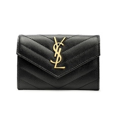 YVES SAINT LAURENT Сумка Cassandre Grain De Poudre Envelope Wallet (Basic Set+Box)