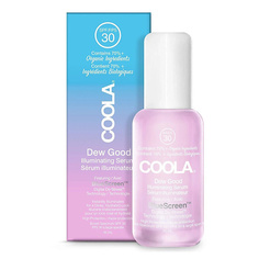 Солнцезащитная сыворотка для лица COOLA Осветляющая солнцезащитная сыворотка для лица Dew Good Illuminating Serum SPF 30