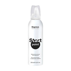 Мусс для волос KAPOUS Мусс-реструктурант с пшеничными отрубями Start Point 250.0