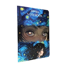 GATTO ROSSO Блокнот в линию Звёздный Notebook "Взгляд", А5, мягкая обложка