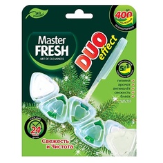 MASTER FRESH Подвесной блок для унитаза Duo effect 5 в 1, хвоя 1.0