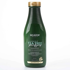 BEAVER Шампунь для волос с Маслом Австралийского чайного дерева, против перхоти