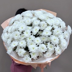 Букет живых цветов FANTASY Гигант из хризантем