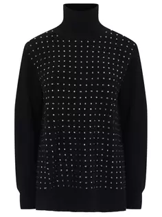 Свитер со стразами Elena Miro