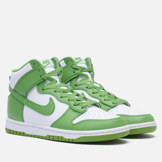 Кроссовки Nike Dunk High Retro BTTYS, цвет зелёный
