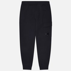 Мужские брюки C.P. Company Diagonal Raised Fleece Lens Regular, цвет синий
