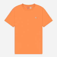 Мужская футболка Polo Ralph Lauren Classic Crew Neck 26/1 Jersey, цвет оранжевый
