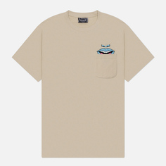 Мужская футболка RIPNDIP Take Your Meds Pocket, цвет бежевый