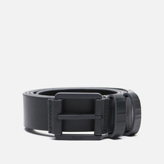Ремень Paul Smith Shadow Stripe Tonal Embossed, цвет серый