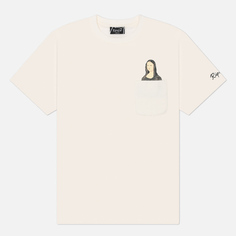 Мужская футболка RIPNDIP Nermalisa Pocket, цвет бежевый