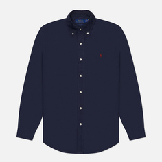 Мужская рубашка Polo Ralph Lauren Garment Dyed Oxford, цвет синий