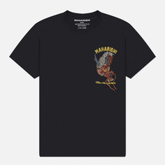 Мужская футболка maharishi Tour Tiger Dragon, цвет чёрный