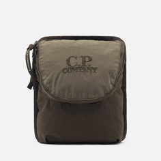 Сумка C.P. Company Plain Paper Touch Shoulder, цвет оливковый