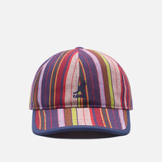 Кепка Kangol Multi Color Stripe Baseball, цвет синий