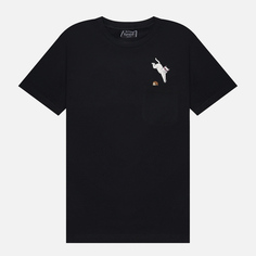 Мужская футболка RIPNDIP Jumpin In Pocket, цвет чёрный
