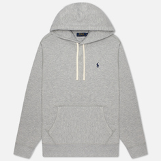 Мужская толстовка Polo Ralph Lauren Embroidered Pony Fleece Hoodie, цвет серый