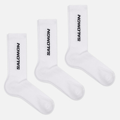 Комплект носков Salomon Advanced Everday Crew 3-Pack, цвет белый