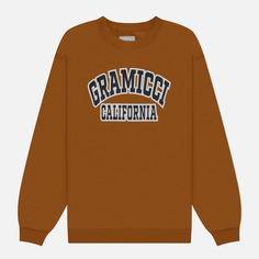 Мужская толстовка Gramicci Logo Gramicci California, цвет жёлтый