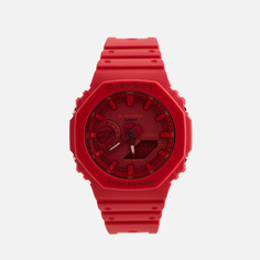 Наручные часы CASIO G-SHOCK GA-2100-4A Octagon Series, цвет красный