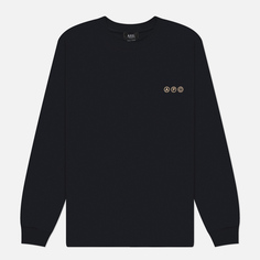 Мужской лонгслив A.P.C. Adresse GOTS, цвет синий
