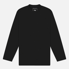 Мужской лонгслив Y-3 Graphic Noise Back, цвет чёрный
