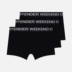 Комплект мужских трусов Weekend Offender Boxer Shorts 3-Pack, цвет чёрный