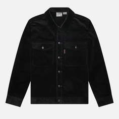 Мужская демисезонная куртка Gramicci Corduroy Trucker, цвет чёрный