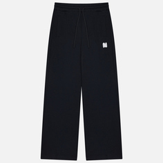 Мужские брюки MSGM Monogram Patch, цвет чёрный