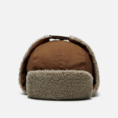 Шапка Carhartt Rain Defender Canvas Trapper, цвет коричневый