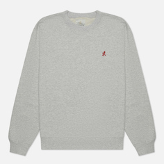 Мужская толстовка Gramicci One Point Crew Neck, цвет серый