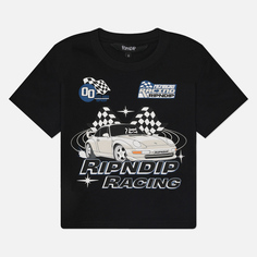Женская футболка RIPNDIP Ripnrace Cropped Baby, цвет чёрный