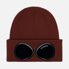 Шапка C.P. Company Goggle Cotton, цвет коричневый