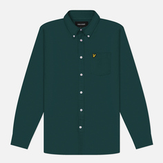 Мужская рубашка Lyle & Scott Plain Oxford, цвет зелёный