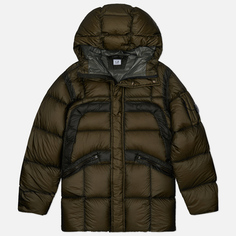Мужской пуховик C.P. Company D.D. Shell Down Parka, цвет оливковый