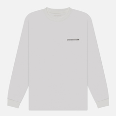 Мужской лонгслив uniform experiment Label, цвет белый
