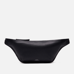 Сумка на пояс A.P.C. Nino Medium, цвет чёрный