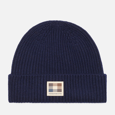 Шапка Aquascutum Active Patch, цвет синий