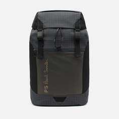 Рюкзак Paul Smith Ripstop Reflective Check, цвет серый