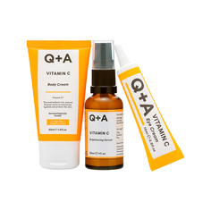 Glow Heroes Подарочный набор для ухода за лицом и телом Q+A