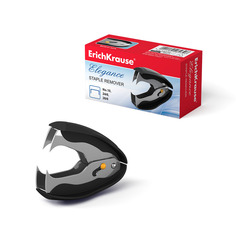 Антистеплер с фиксатором Erich Krause Elegance черный