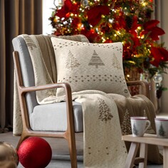 Подушка декоративная Togas Деварт экрю 50х50 см