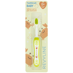 Детская зубная щетка Revyline baby s3900, от 0 до 3 лет, желтая мягкая