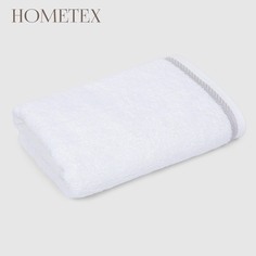 Полотенце махровое Hometex Selena белый-серый 50x100 см
