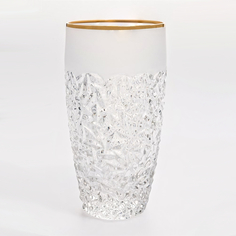 Набор стаканов для воды Bohemia Jihlava Nicolette золото, матовое напыление 430 мл 6 шт