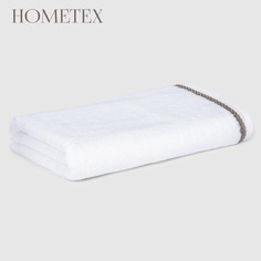 Полотенце махровое Hometex Selena белый-бежевый 70x140 см