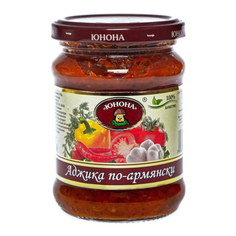 Аджика по-армянски Юнона стеклянная банка 250 г Unona