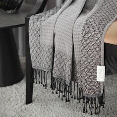 Плед Estia Николетт серый 140х180 см