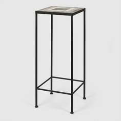 Подставка для цветов Heng yu с мозаикой Патио чёрная 30х70 см